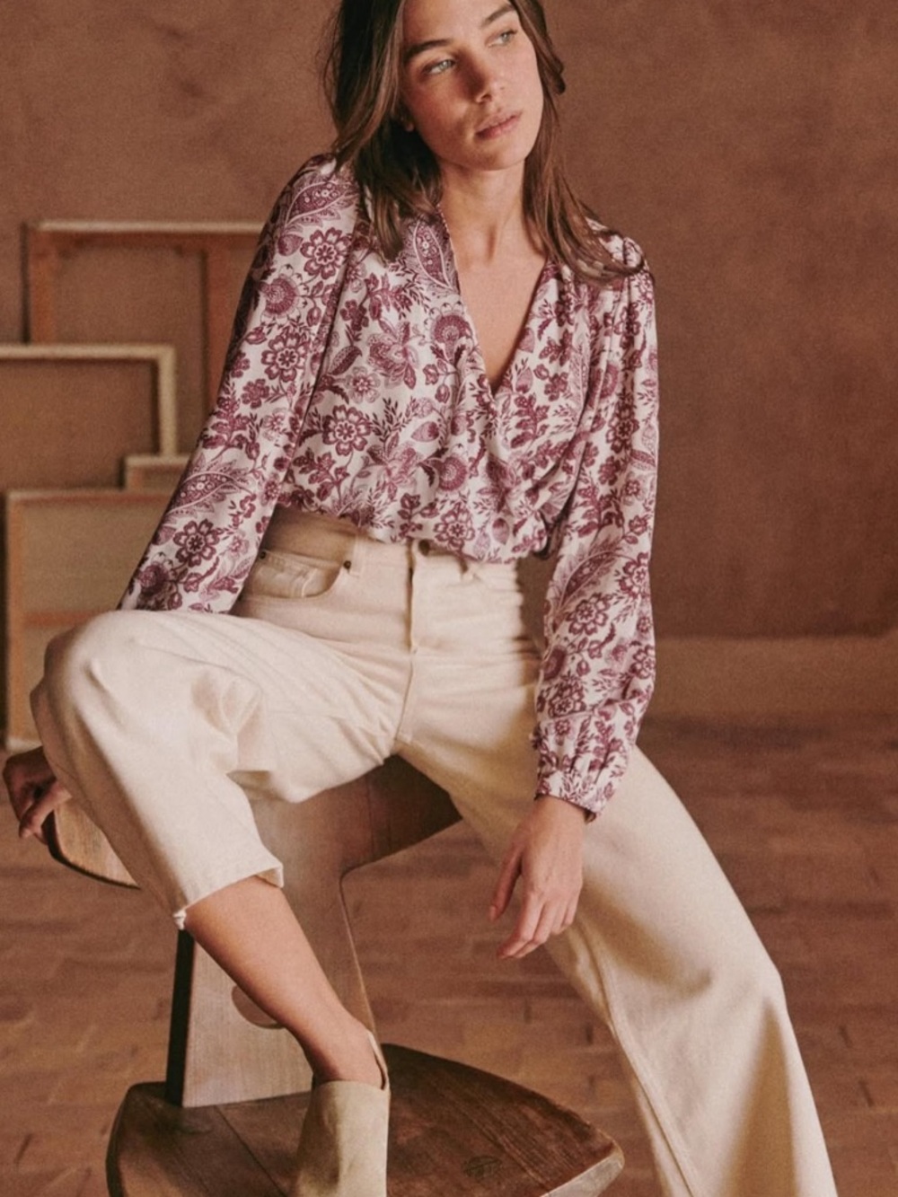 Sezane Abélia Blouse in Sz 10